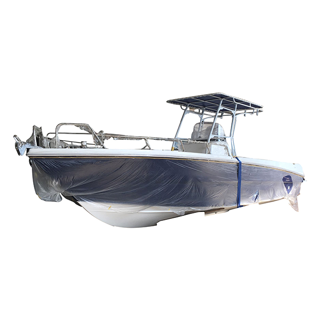 Barco de pesca de fibra de vidrio